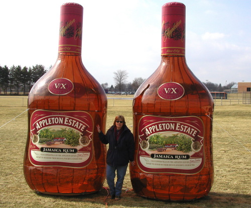 Inflatable Cans and Bottles appleton estates 12'